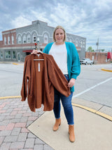 Curvy Heavy Knit Cardigan