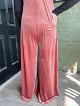 Indian Red Velvet Jumpsuit