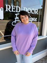 Scuba Pullover With Side Slits