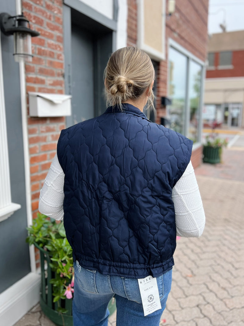 Button Down Quilted Vest