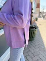 Scuba Pullover With Side Slits