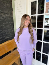 Scuba Mock Neck Pullover and Joggers Set