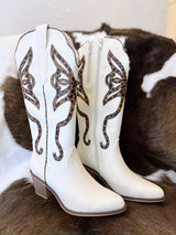 Destiney's Leopard Accent Western Boot