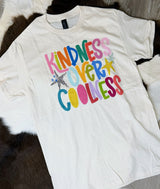 Cream Kindness Over Coolness Tee