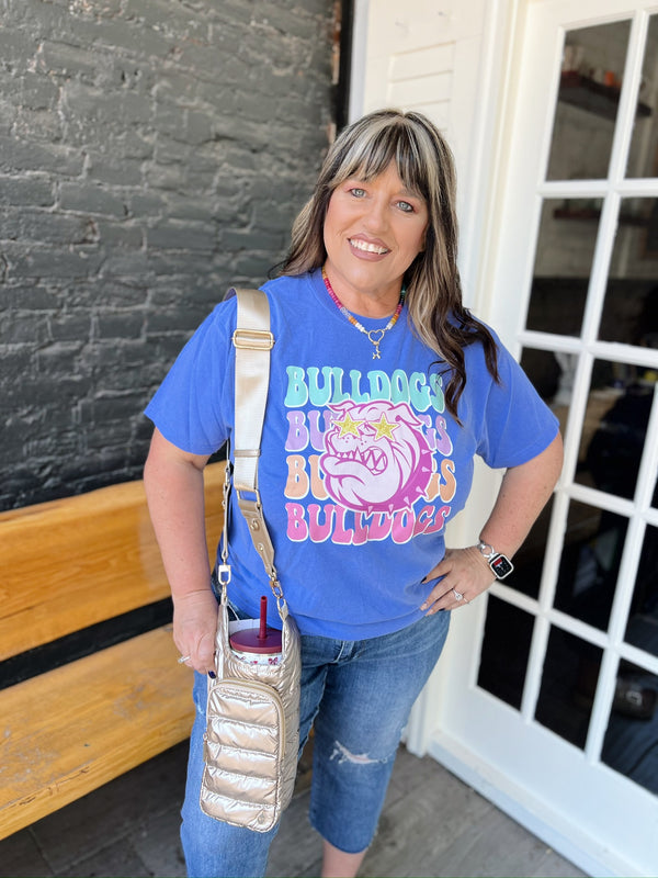 Bulldogs Neon Mascot Tee
