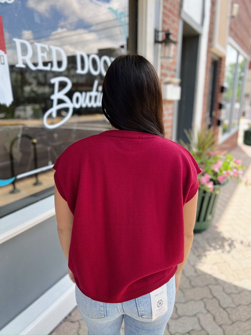 Oversized Sweater Vest