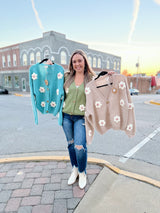 Heavy Knit Daisy Sweater