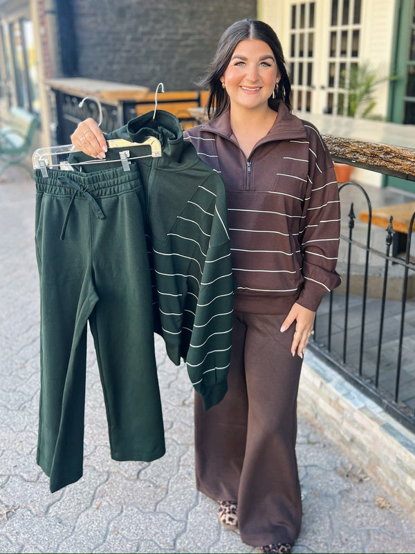 Modal Cropped Wide Leg Pants