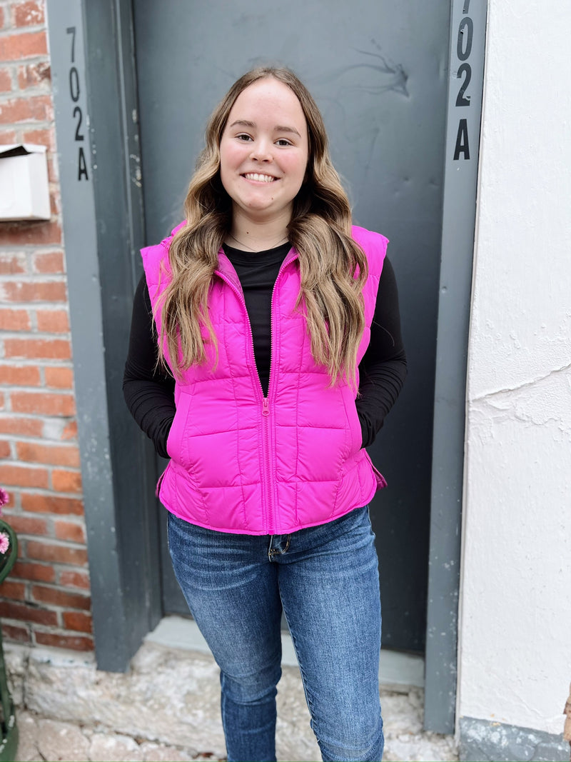 Basic Lightweight Quilted Vest