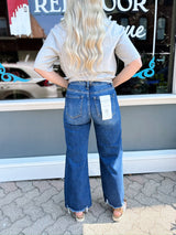 Cash's High Rise Wide Leg Jeans
