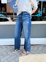 Cash's High Rise Wide Leg Jeans