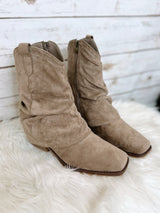 Jett's Taupe Suede Slouchy Boot