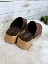 Jeda's Brown Suede Mule