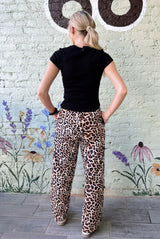 Brown Leopard Lulu Mac Pant