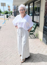 Stone Flower Patch Mineral Wash Terry Knit Pant