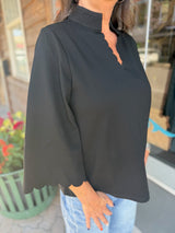 Black Scallop Edge Detail