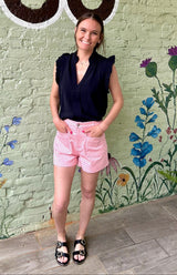 Pink Polka Dot Shorts