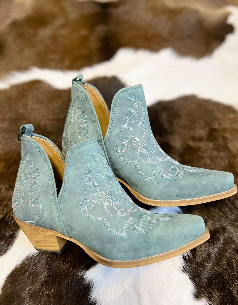 Maise's Turquoise Boots