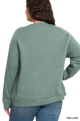 Curvy Round Neck Fleece