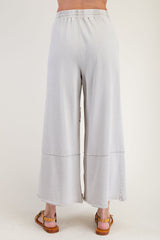 Stone Flower Patch Mineral Wash Tery Knit Pant