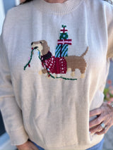 Weiner Dog Christmas Sweater