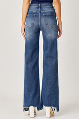 Curvy Sonny's High Rise Wide Leg Jeans