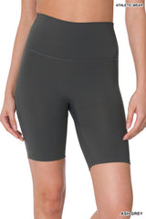 High Waist Athletic Biker Shorts