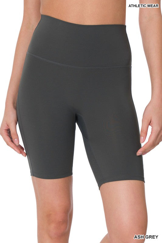 High Waist Athletic Biker Shorts