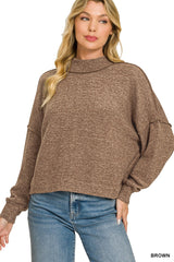 Brushed Melange Hacci Sweater