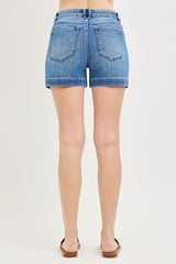 Leo's Leo's High Rise Cuffed Shorts