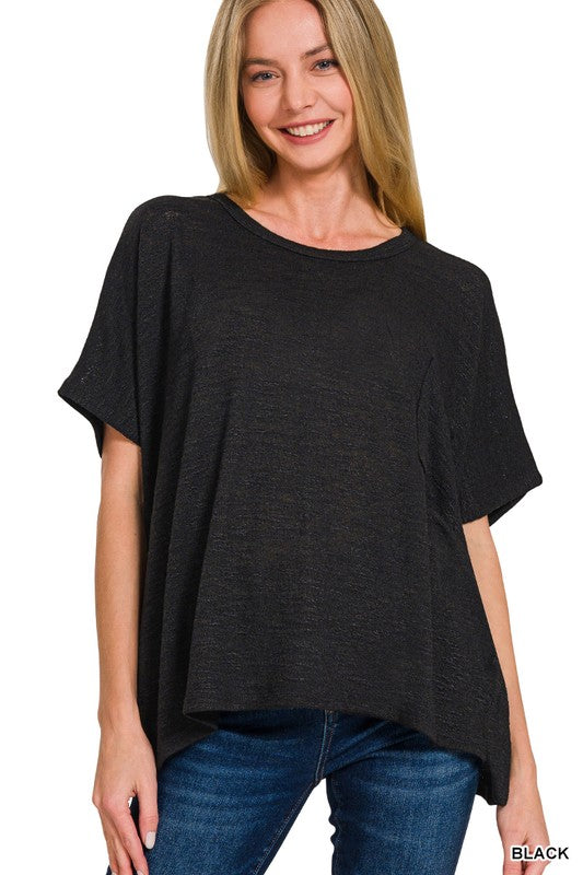 Dolman Sleeve Lightweight Sweater Top