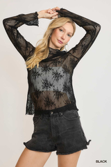 Floral Lace Layering Top