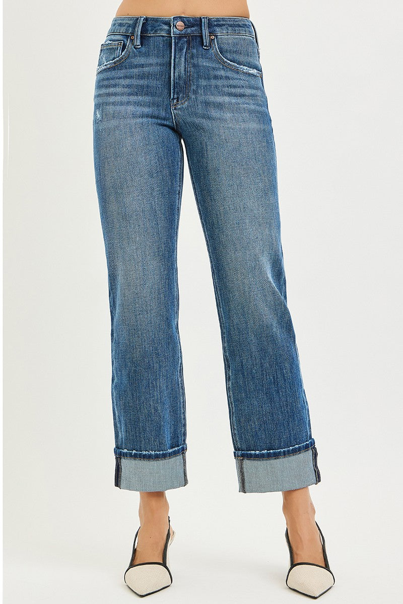 Roscoe's Slouchy Cuffed Hem Jeans