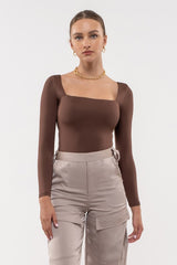 Square Neck Basic Bodysuit