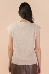 Oversized Soft Knit Short Sleeve Sweater