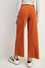 Soft Stretch Twill High Rise Pants