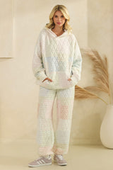 Pastel Quilted Floral Pants