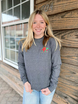 Heather Gray Cardinal Christmas Long Sleeve