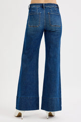 Gia's TC Mid Rise Wide Leg Flare Jeans