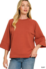 Scuba 3/4 Sleeve Pullover