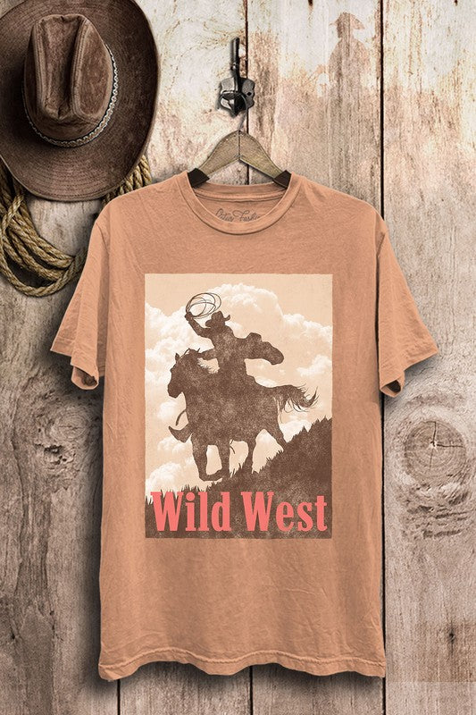 Coral Wild West Graphic Tee