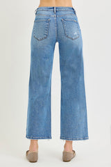 Banks Mid Rise Fray Hem Jeans