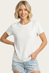 Round Neck Short Sleeve Top