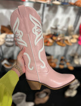Lucy's Pink Western Boot