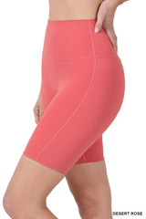 High Waist Athletic Biker Shorts