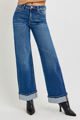 Curvy Nora's TC High Rise Cuffed Jeans