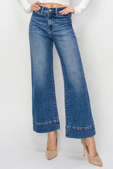 Vivienne's High Rise Crop Wide Leg Jeans