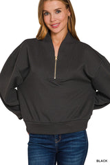 Scuba Half Zip Long Sleeve Pullover