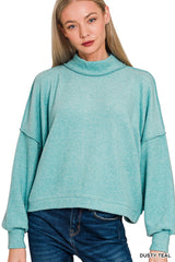 Brushed Melange Hacci Sweater