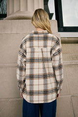 Plaid Boxy Button Down Shirt